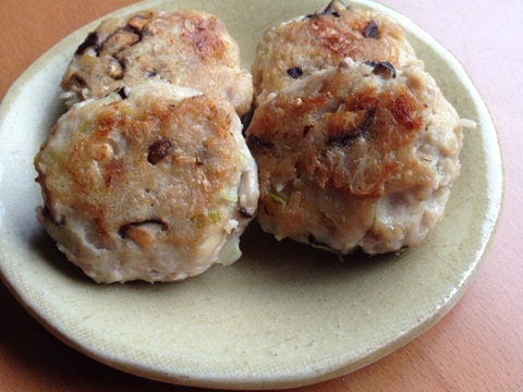 離乳食♪豚ミンチときのこのハンバーグ